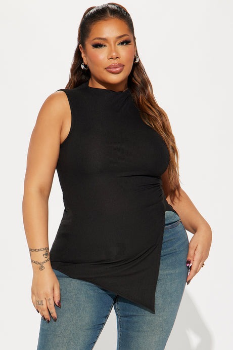 Harmony Sleeveless Top - Black