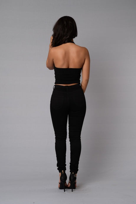Rip Me Open Jeans - Black