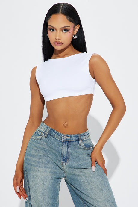 Melissa Snatched Top - White