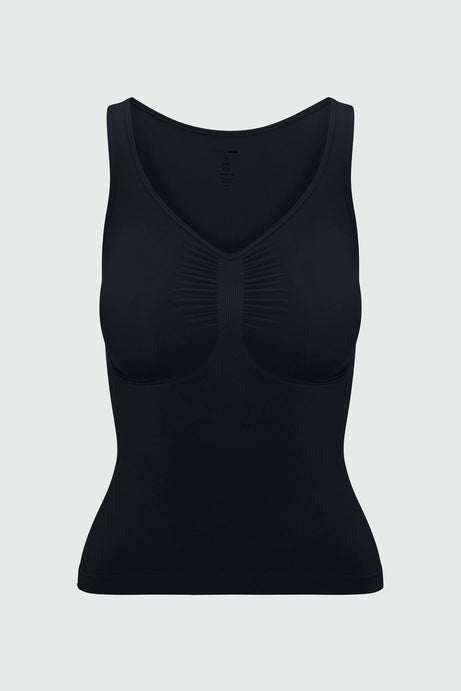 Nova Sculpt Seamless Strong Compression Shaping Tank - Black