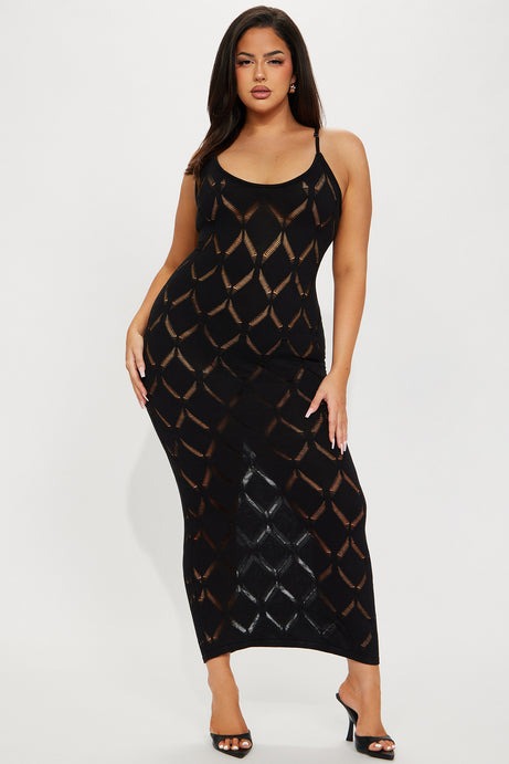 Sun Kissed Maxi Dress - Black