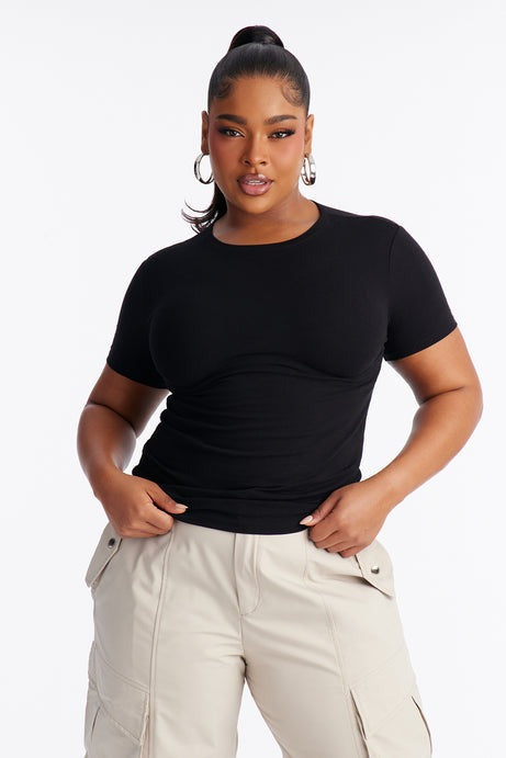 My Everyday Crew Neck Tee - Black