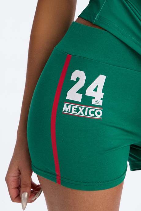 Umbro Mexico Soccer Micro Shorts - Green