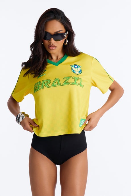 Umbro Brazil Athletic Jersey - Yellow