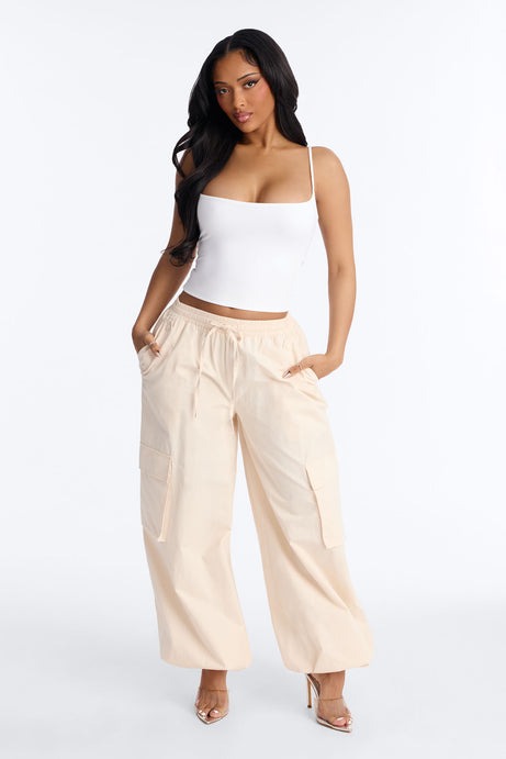 Contour Double Lined Cami Top - White