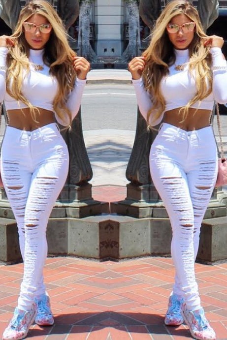 Rip Me Open Jeans - White