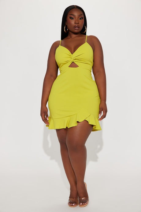 Without Your Kisses Dress - Lime