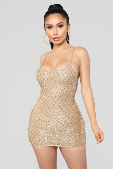 Roxi Dress - Gold