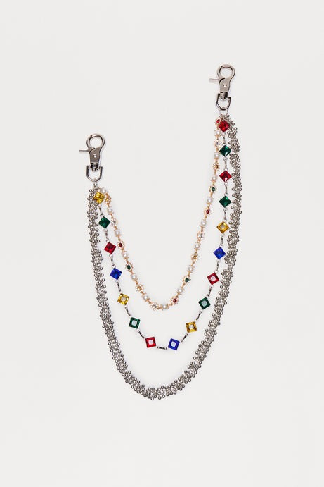 Never Losing Pant Chain - Silver/Multi