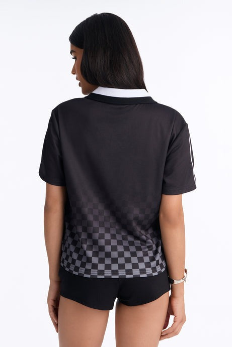 Umbro Checkered Athletic Soccer Jersey - Black
