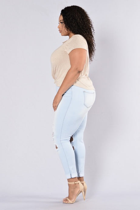 Beach Bum Jeans - Light Blue