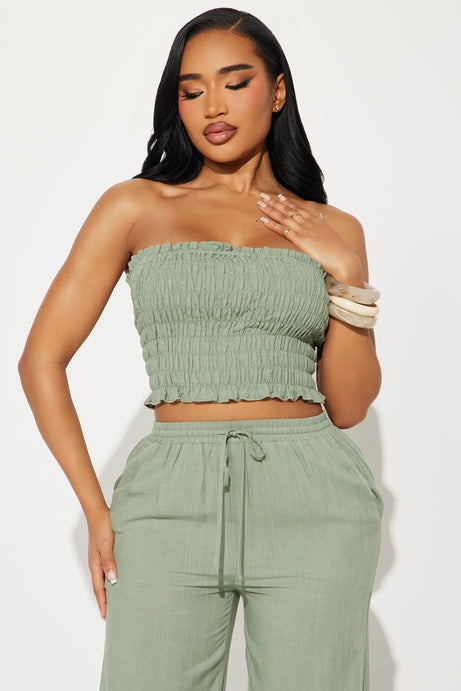 Talia Pant Set - Sage