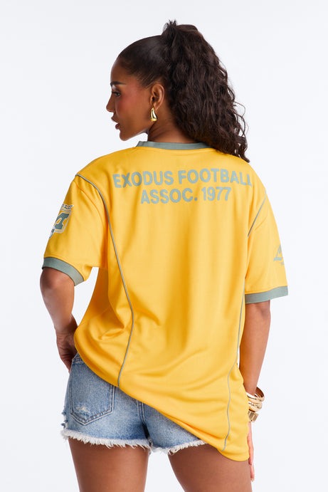 Bob Marley Soccer Jersey - Yellow