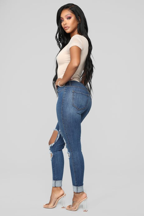 Beach Bum Jeans - Medium Blue