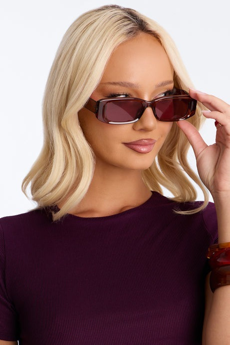 Chloe Crew Neck Short Sleeve Tee - Plum