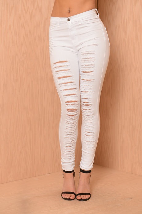 Rip Me Open Jeans - White