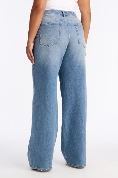 Tall Eastside Low Rise Crossover Wide Leg Jean - Vintage Wash