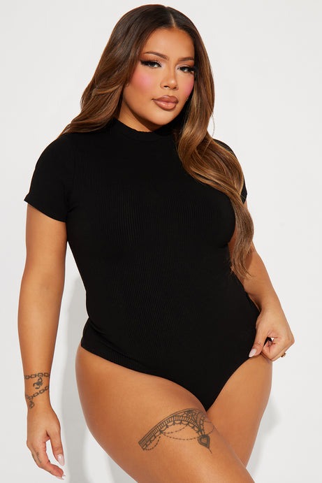 Kylie Snatched Bodysuit - Black