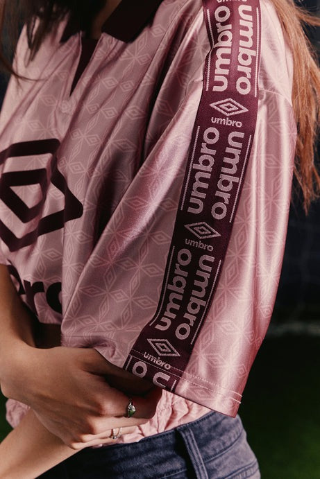 Umbro Girly Cropped Polo - Pink
