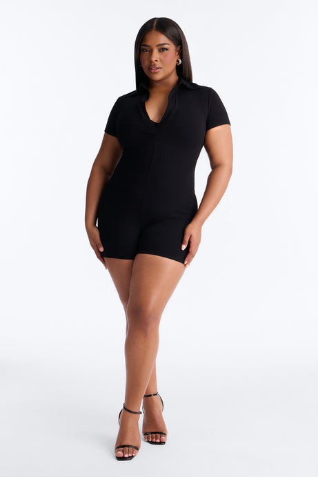 Shantel Snatched Romper - Black