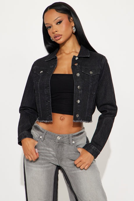 Not Your Father's Denim Jacket - Black Wash