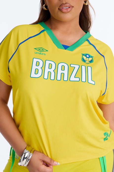 Umbro Brazil 24 Soccer Jersey - Yellow