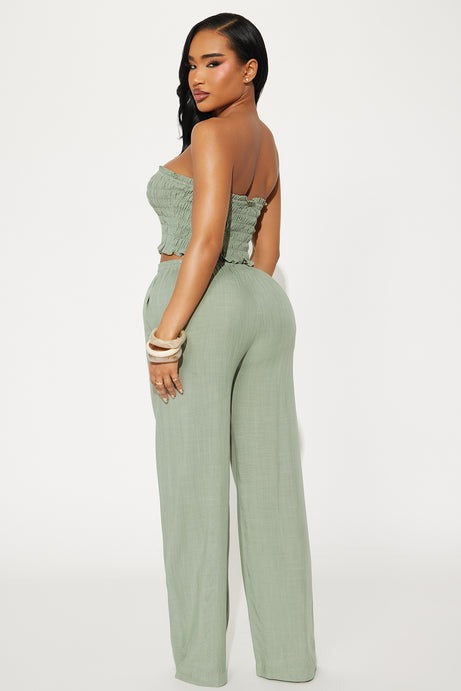 Talia Pant Set - Sage