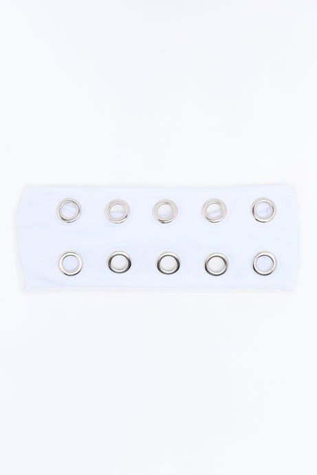 Tough Act To Follow Headband - White