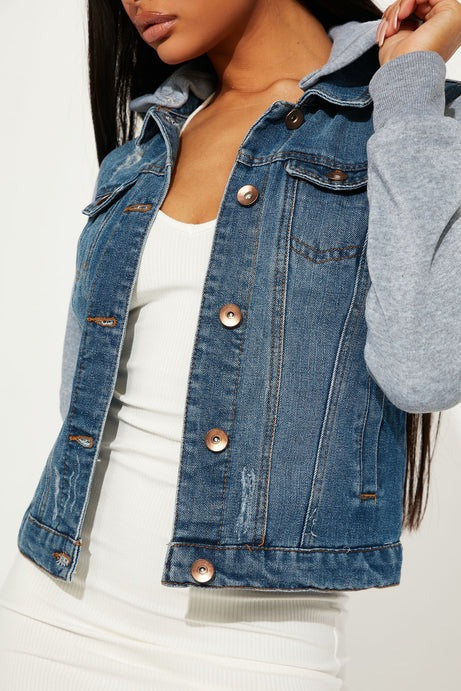 His Name Was Tustin Denim Jacket - Medium Wash