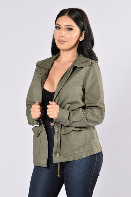 Combat Jacket - Olive
