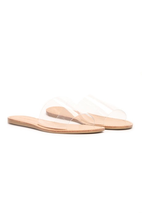 Are We Clear Sandal - Clear