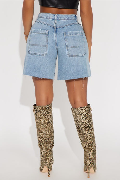 Ronni Non Stretch Crossover Bermuda - Vintage Wash