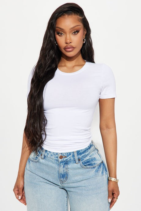 My Everyday Crew Neck Tee - White
