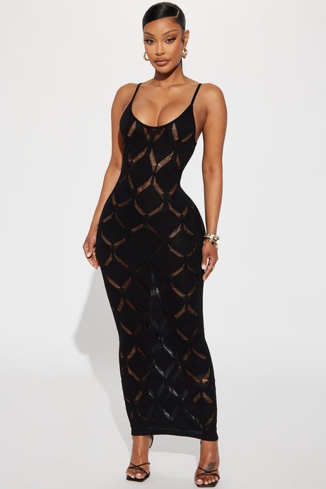 Sun Kissed Maxi Dress - Black
