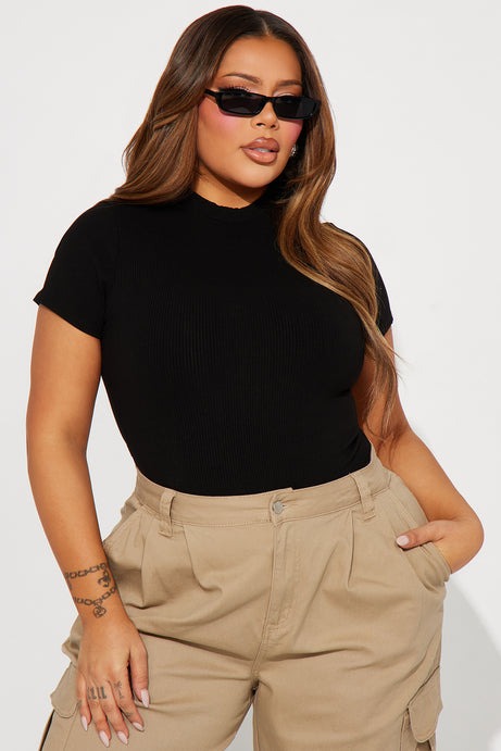 Kylie Snatched Bodysuit - Black