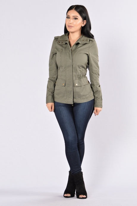 Combat Jacket - Olive