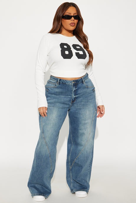 Taking Space Baggy Jeans - Dark Wash