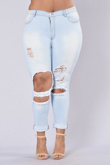 Beach Bum Jeans - Light Blue