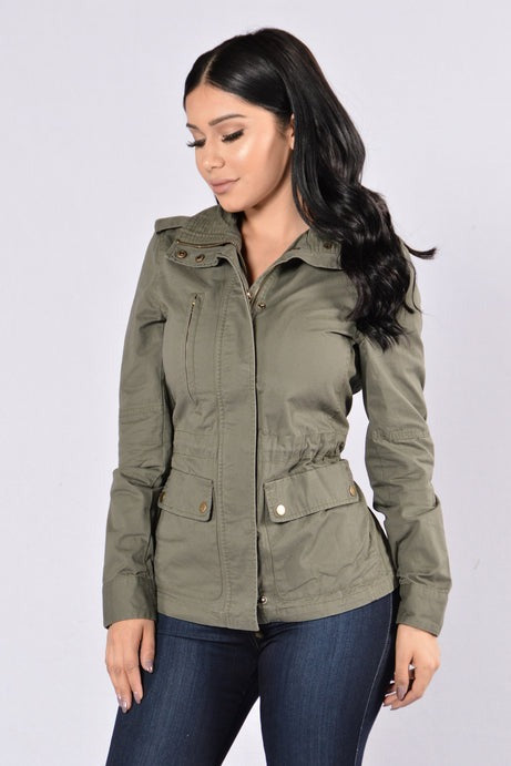 Combat Jacket - Olive