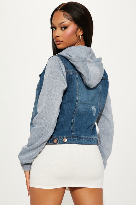 His Name Was Tustin Denim Jacket - Medium Wash
