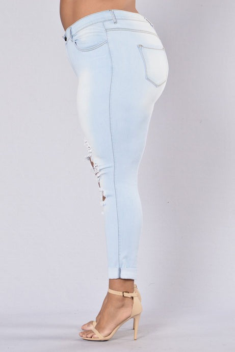 Beach Bum Jeans - Light Blue