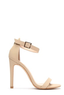 Strapped Success Heel - Nude