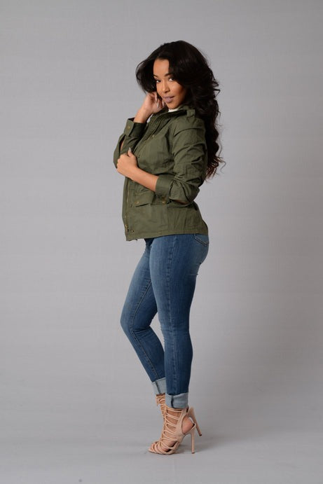 Combat Jacket - Olive