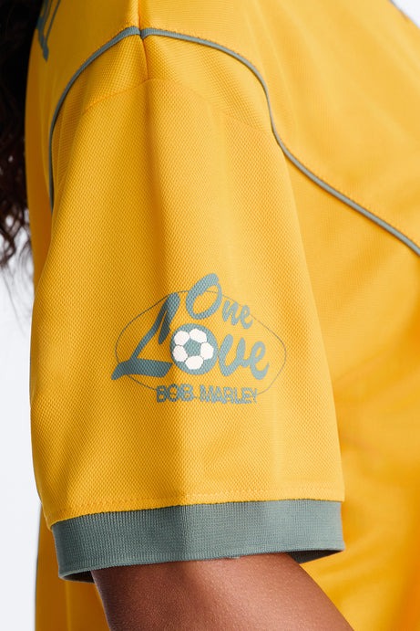 Bob Marley Soccer Jersey - Yellow