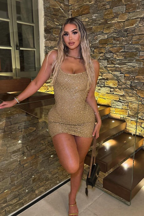 Roxi Dress - Gold
