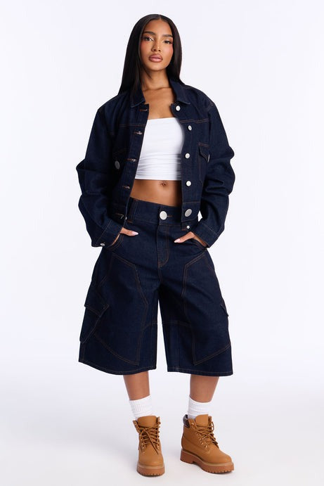 North End Denim Jacket - Dark Denim