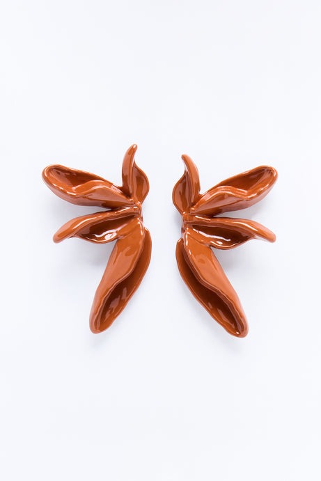 Free Spirit Earrings - Orange