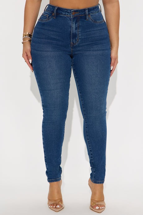 Bedford Booty Sculpting Everyday Skinny Jeans - Dark Wash