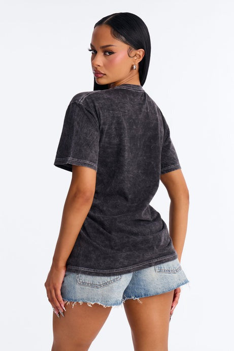 Michael Jackson Washed Tee - Black Wash