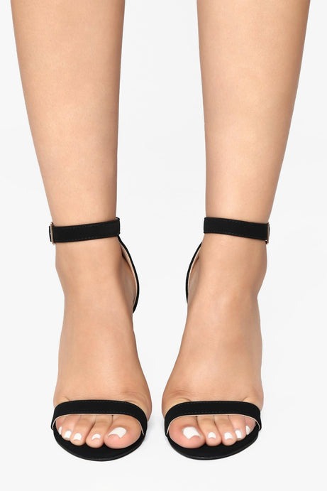 Strapped Success Heel - Black